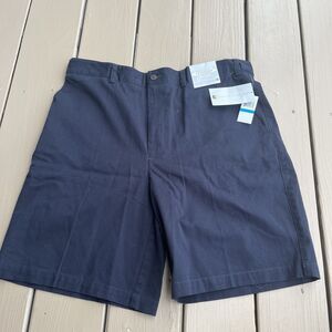 GEOFFREY BEENE Men's Shorts Extender Waistband Black Navy Size 36 W